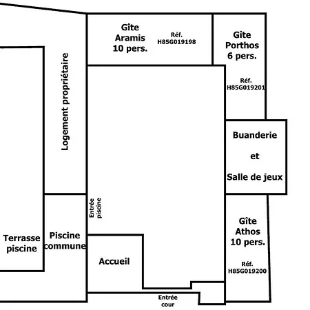 Logis De Caractère 18ème Siècle, 10 Personnes - Fr-1-426-428 Hébergement de vacances Les Herbiers