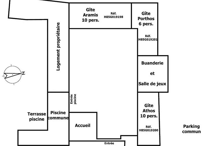 Logis De Caractère 18ème Siècle, 10 Personnes - Fr-1-426-428 Hébergement de vacances Les Herbiers